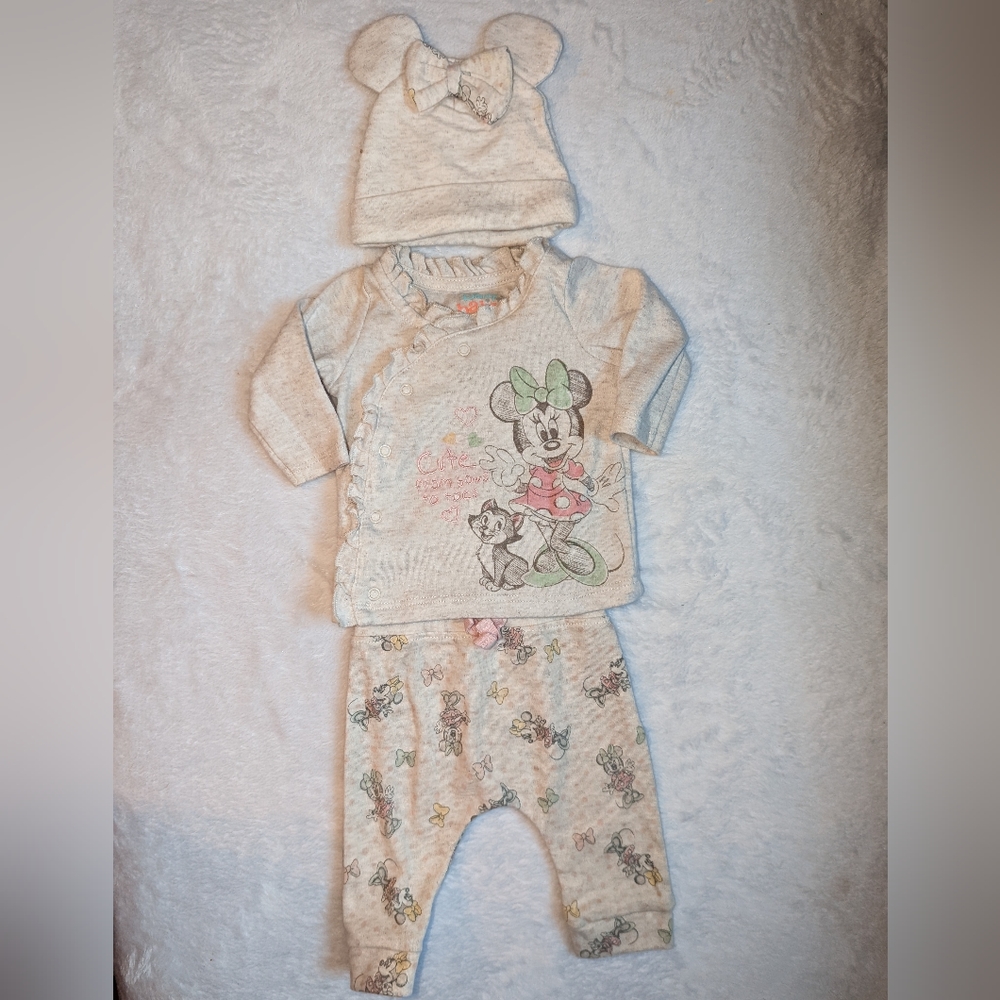 Disney Baby 3 Piece Outfit- Sz NB